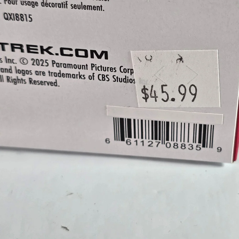 Hallmark Keepsake Star Trek Strategic Operations Simulator Arcade Ornament New